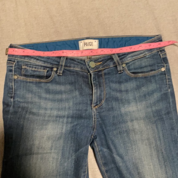 Paige dark wash straight leg jeans - Picture 4 of 4